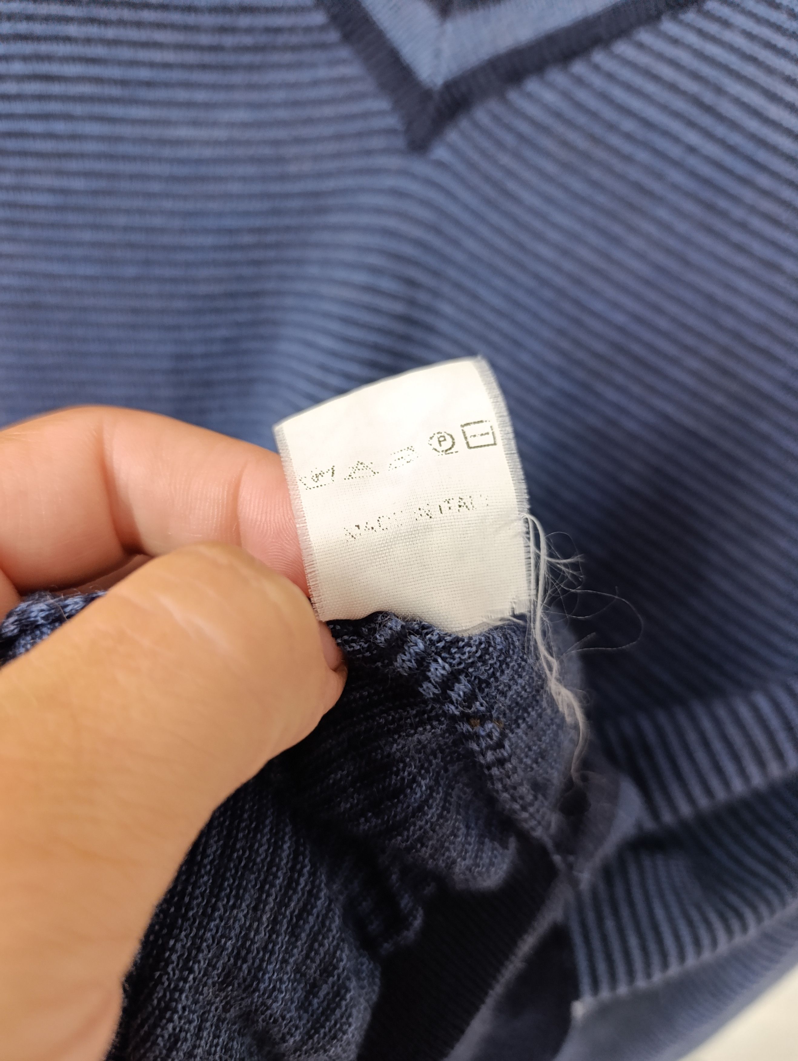 Canali CANALI MENS MERINO WOOL SWEATER SIZE 54 Size US L / EU 52-54 / 3 - 10 Thumbnail