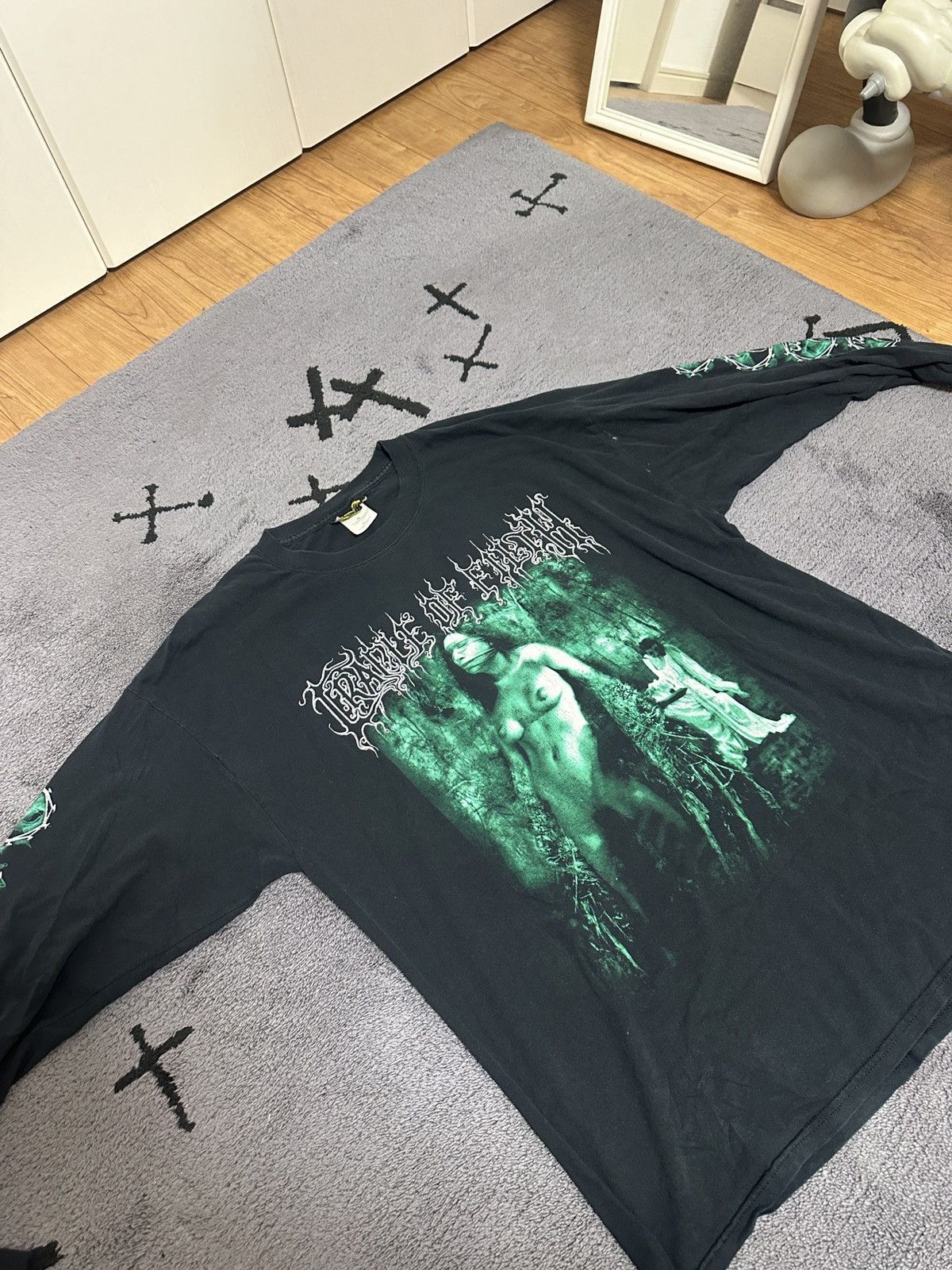 Vintage Cradle of Filth - Dani Filth Long sleeve Size US XL / EU 56 / 4 - 3 Thumbnail
