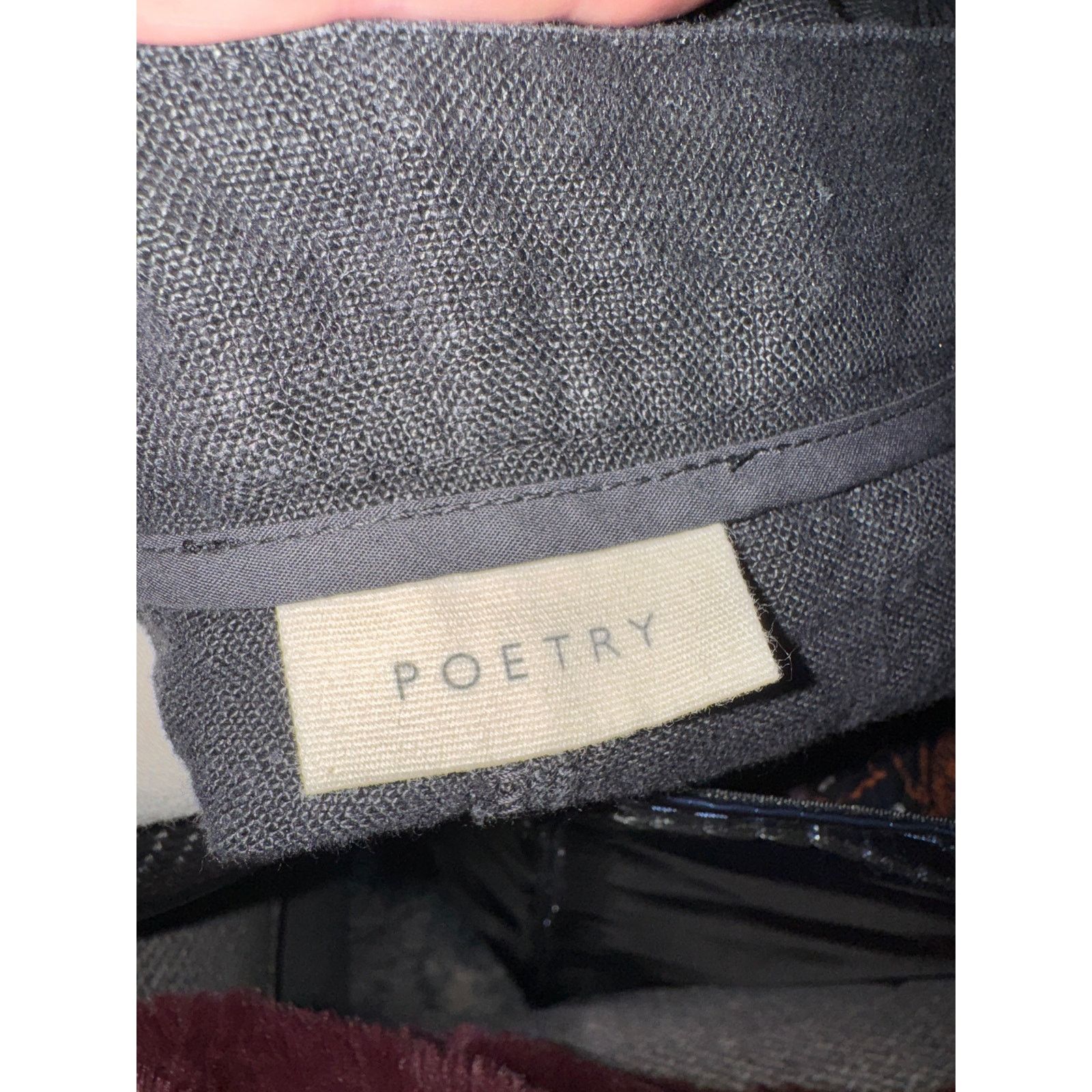 Other POETRY 100% Linen Bermuda Shorts Size US 8 Black Size 30" / US 8 / IT 44 - 6 Thumbnail