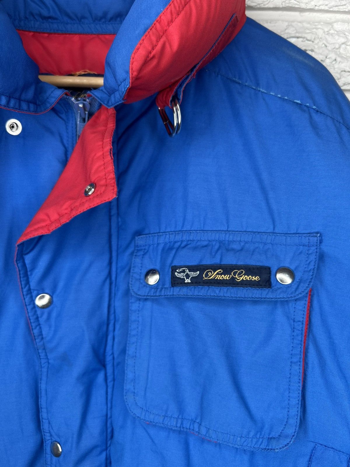 Canada Goose Vintage 80s Canada Goose Snow Goose Down Bomber Jacket Size US M / EU 48-50 / 2 - 4 Thumbnail
