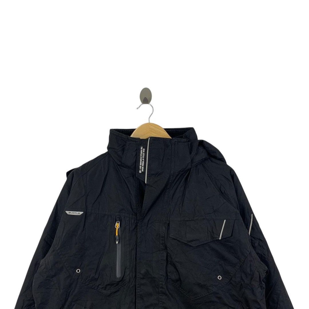 Vintage BURTLE Maruko Transport Co Ltd Japan Print Hooded Bomber Size US L / EU 52-54 / 3 - 2 Thumbnail