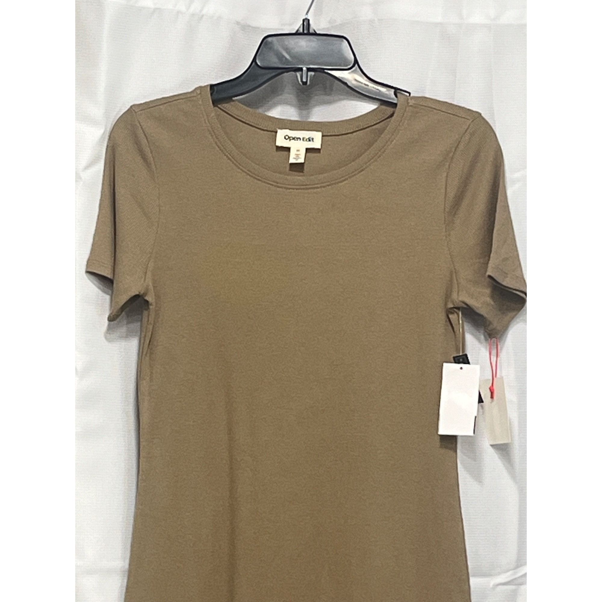 Other Open Edit Ribbed Bodycon Dress, Tan Lead, Sz. M Size M / US 6-8 / IT 42-44 - 10 Thumbnail