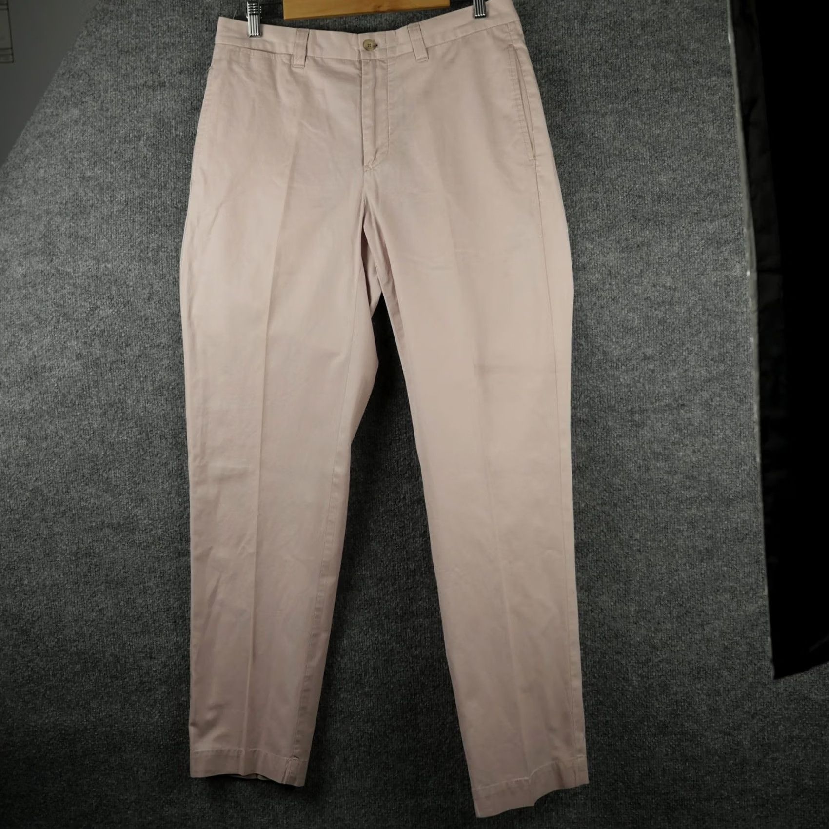 Polo Ralph Lauren Polo Ralph Lauren Pants Mens 33x32 Chino Straight Classic Fit Cotton Twill Pink Slant Pocket Flat Front Size US XS / EU 42 / 0 - 2 Thumbnail