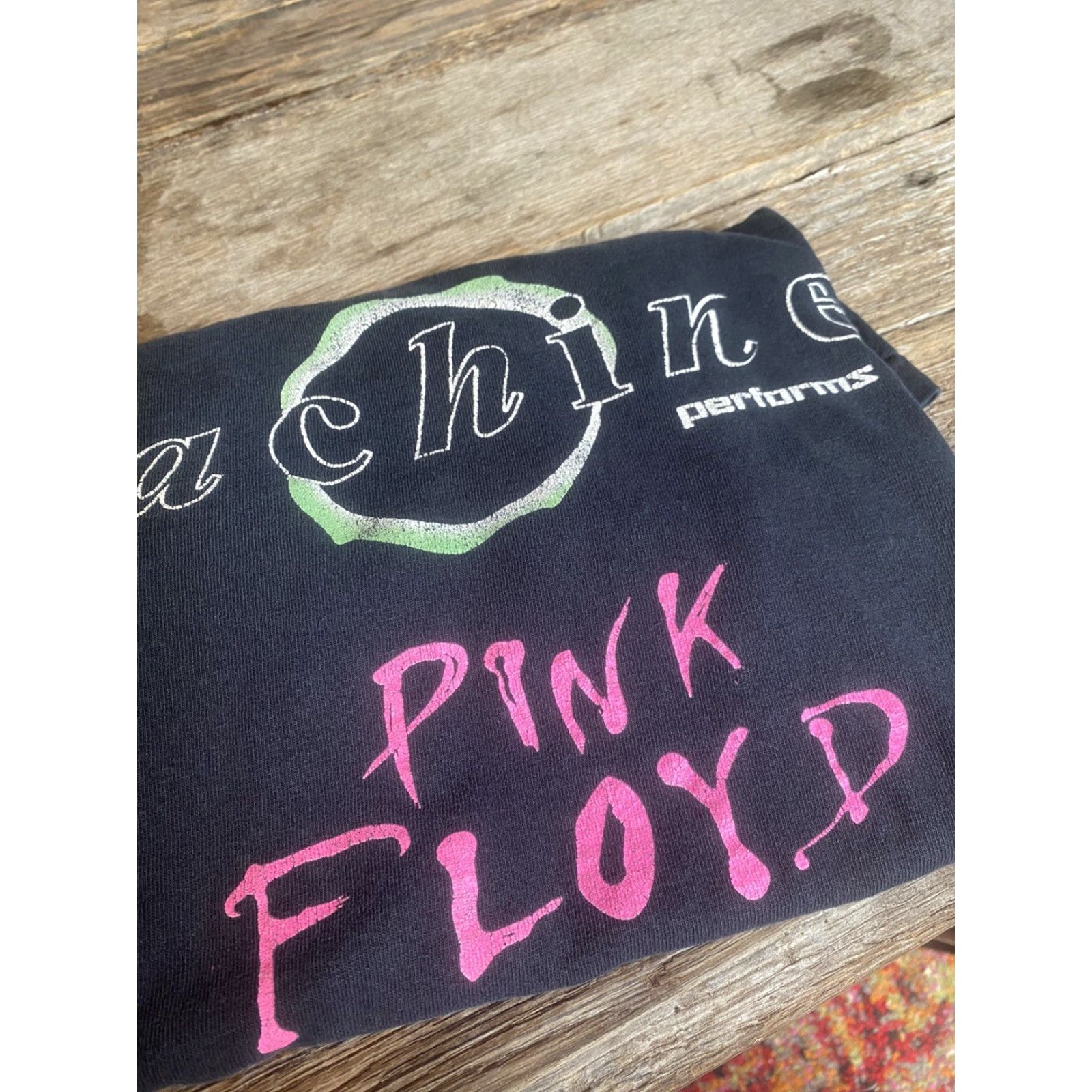 Fruit Of The Loom VINTAGE The Machine Performs Pink Floyd Tribute Tour T-Shirt Black M Shirt Men Vintage Medium M Black 80s 90s Concert Tee Size US M / EU 48-50 / 2 - 6 Thumbnail