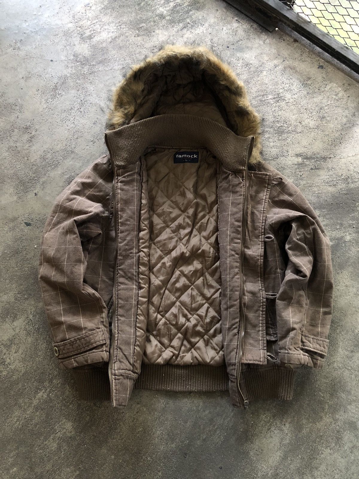 If Six Was Nine × Japanese Brand × Le Grande Bleu (L.G.B.) JAPANESE FAMOCK FUR HOODIE JACKET LGBSTYLE Size L / US 10 / IT 46 - 4 Thumbnail