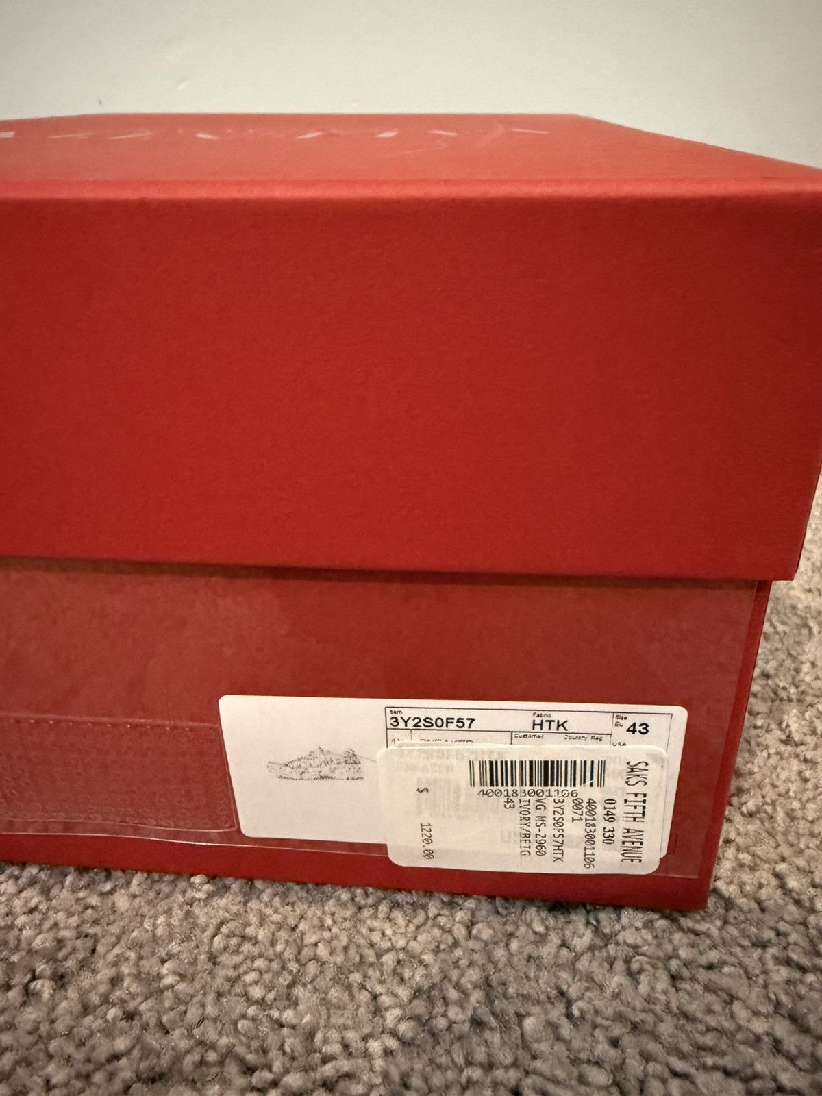 Valentino MS-2960 panelled sneakers Size US 10 / EU 43 - 14 Thumbnail