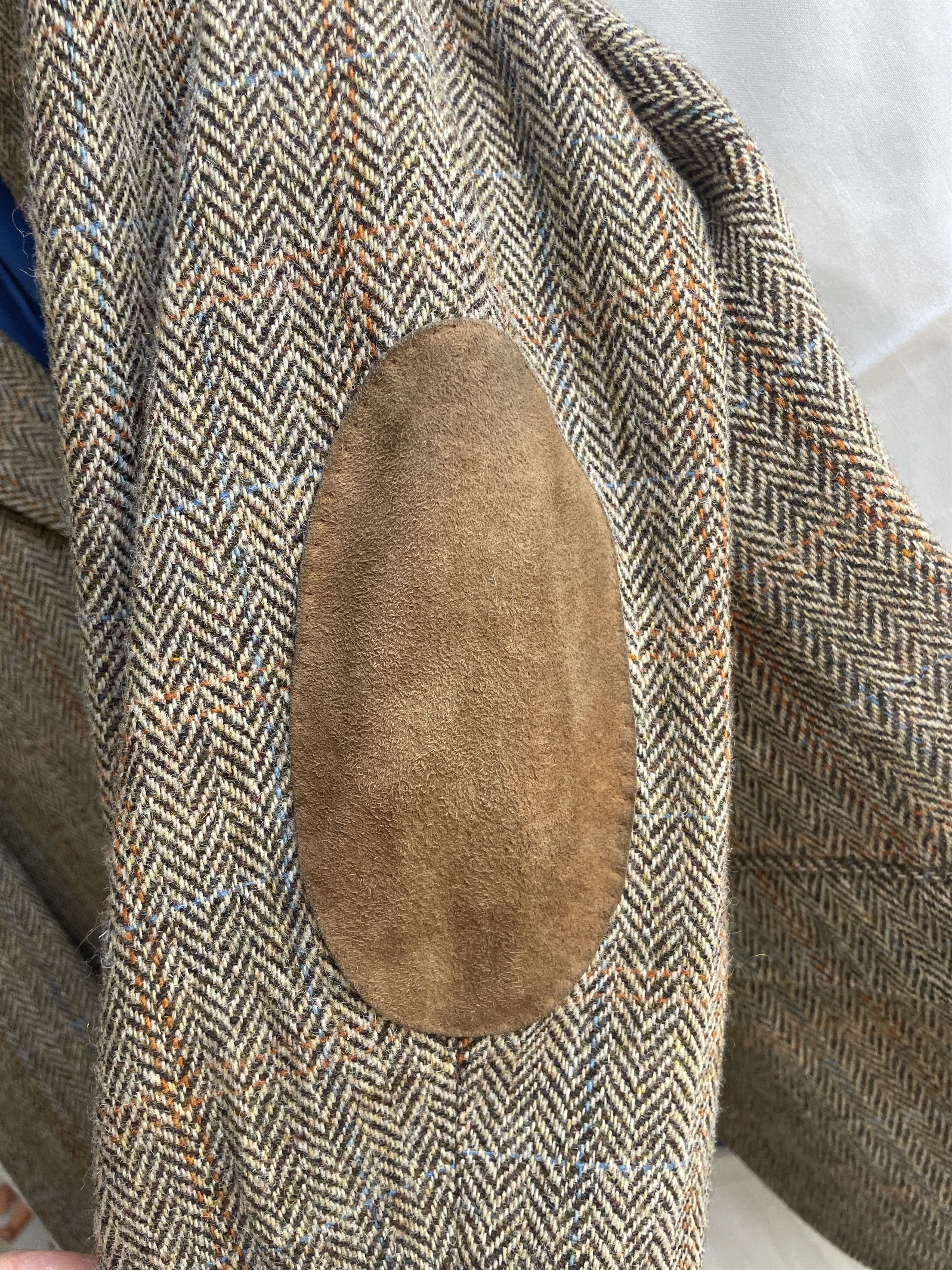Other Share Wellington Bilmore Herringbone Harris Tweed Sport Coat Size 50R - 7 Thumbnail