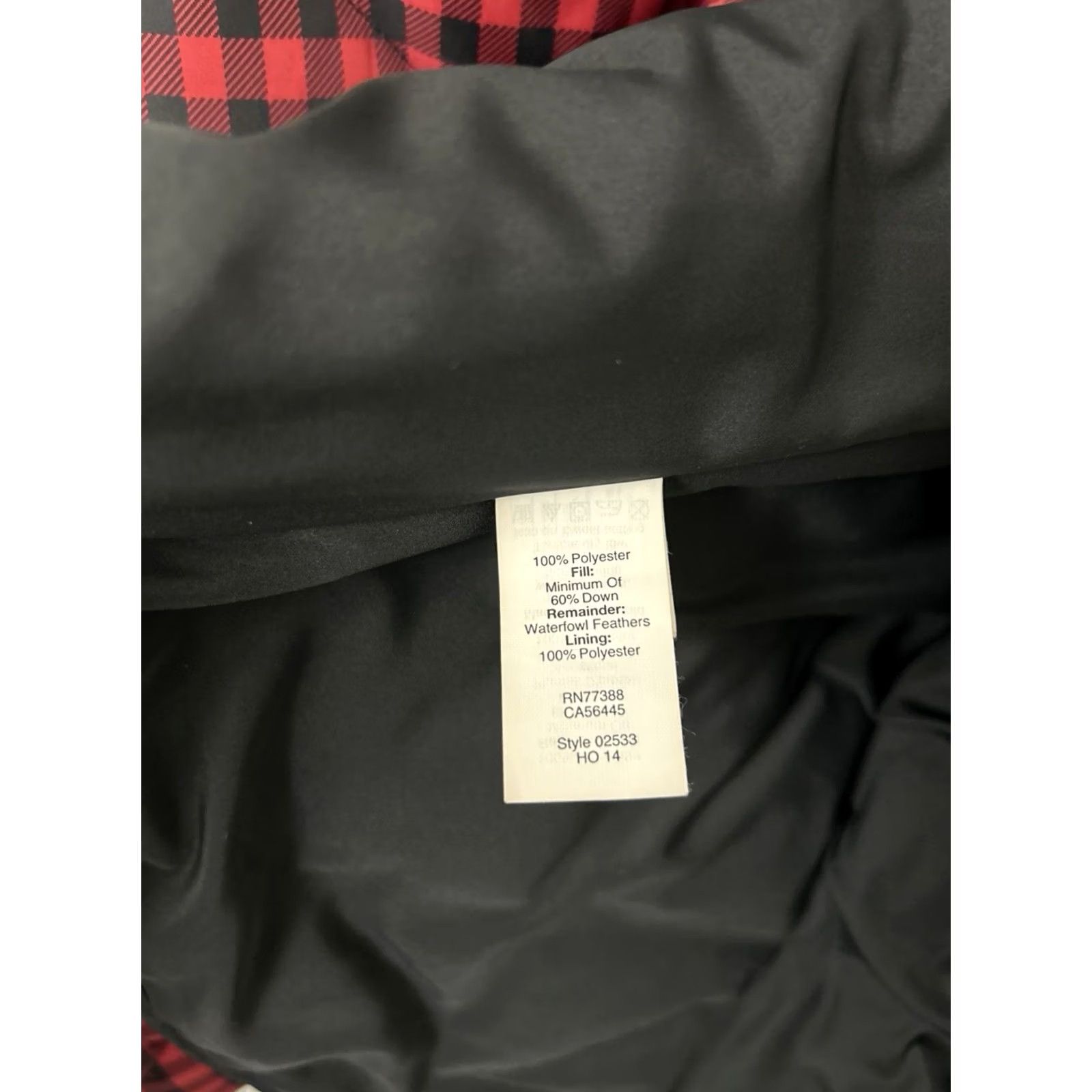 Vintage J Crew Excursion Quilted Down Vest Womens M Black Red Plaid Puffer Full Zip YKK Vest Size M / US 6-8 / IT 42-44 - 7 Thumbnail