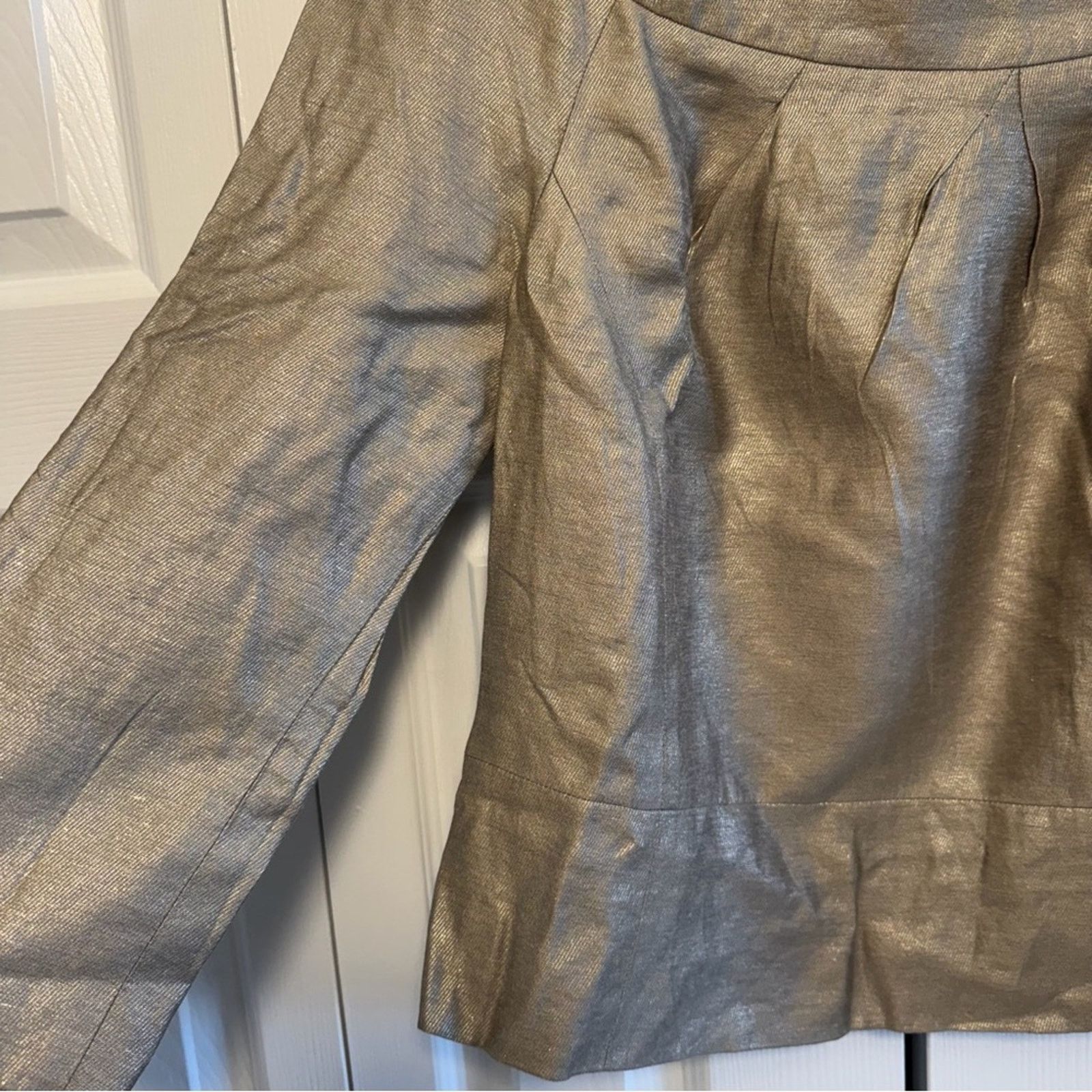 La Fam Amsterdam PAUW Amsterdam Shimmering Tan Top, Size 4 Size S / US 4 / IT 40 - 4 Thumbnail