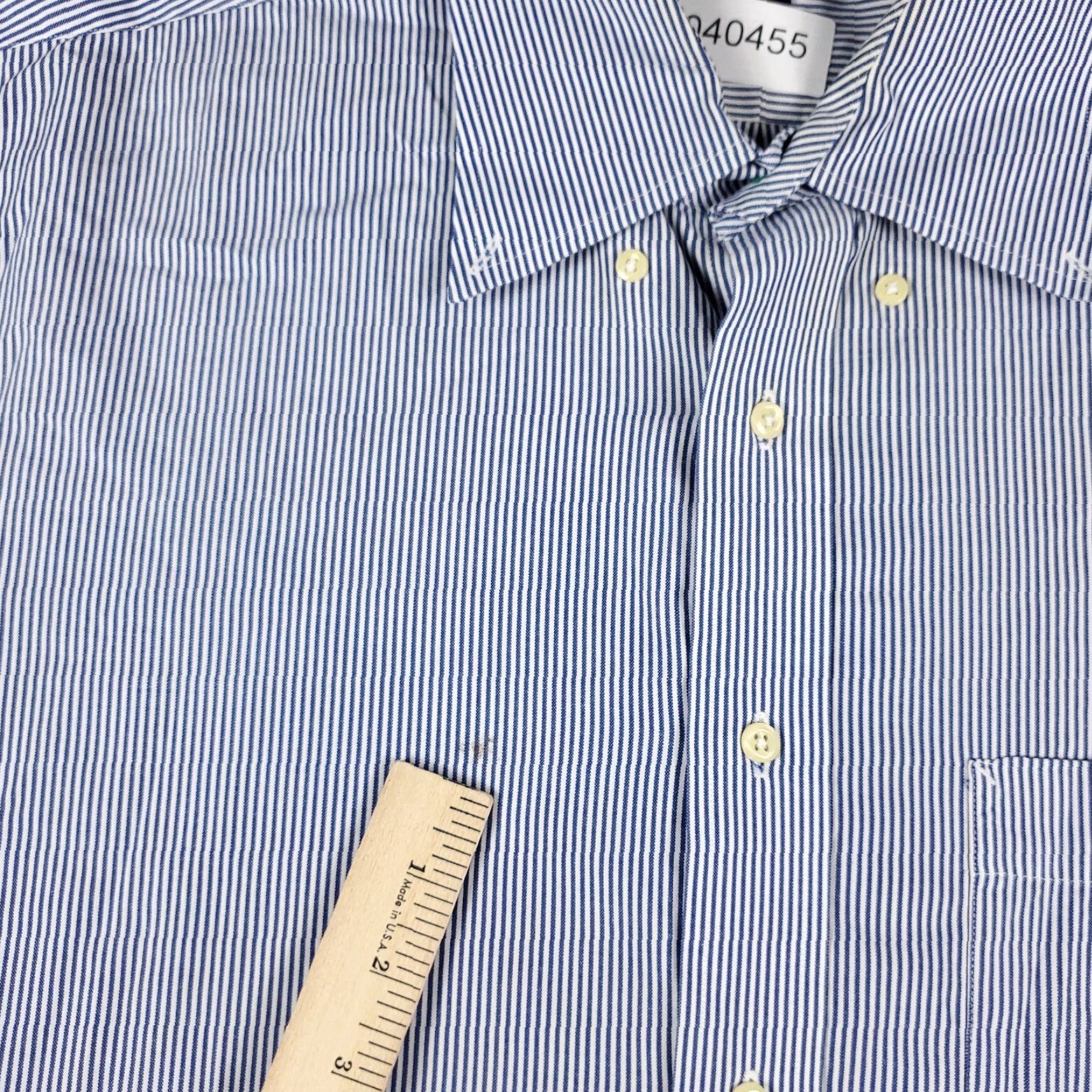 Tommy Hilfiger Tommy Hilfiger Shirt Mens XL Blue Striped Button-Up Long Sleeve Casual Classic Size US XL / EU 56 / 4 - 4 Thumbnail
