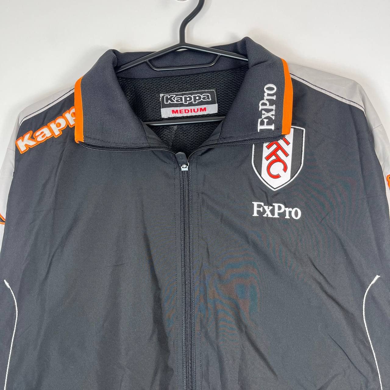 Kappa Kappa Fulham Fc Track Jacket Full Zip Football Soccer Size M Size US M / EU 48-50 / 2 - 2 Thumbnail