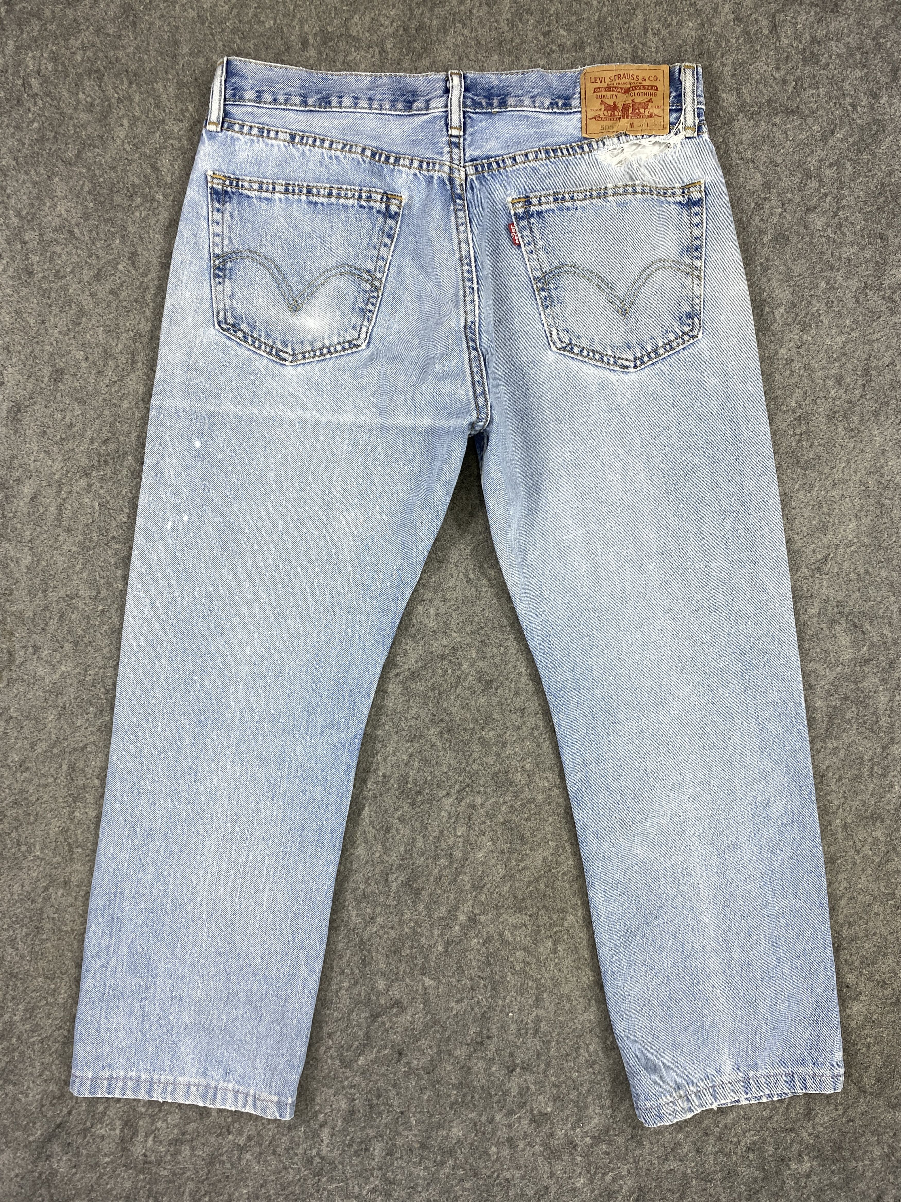 Levi's Mid Blue Vintage Levi's 505 34x26.5 Denim -JN1780 Size US 34 / EU 50 - 2 Thumbnail