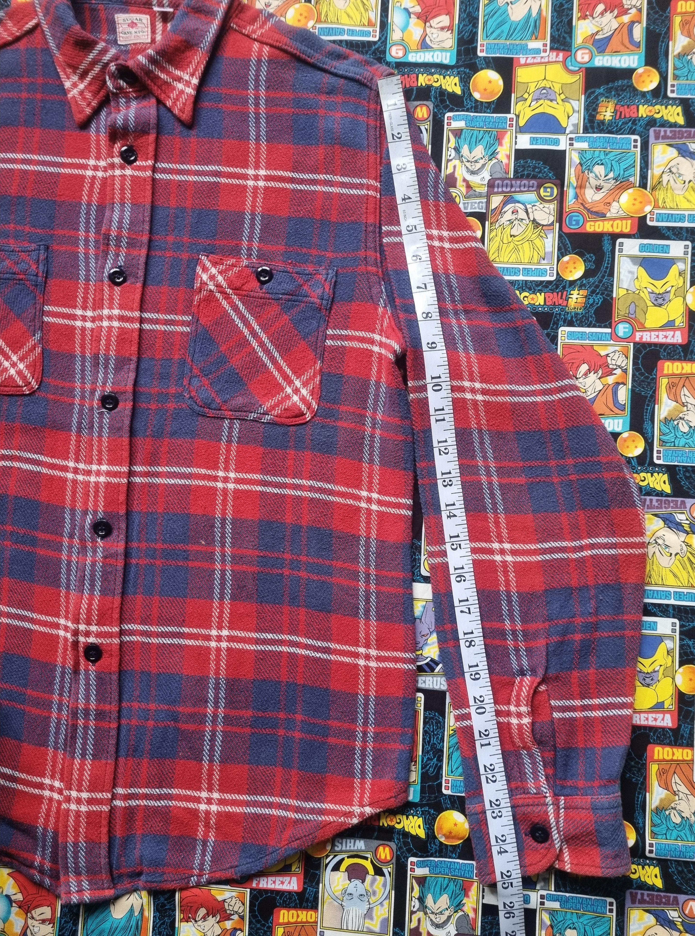 Sugar Cane Sugar Cane Flanel Shirt Button Up Size US L / EU 52-54 / 3 - 6 Thumbnail