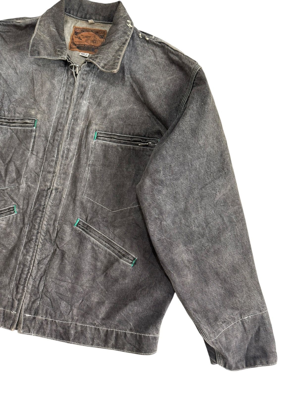 Kapital Japan Brand Kearney House Black Distress Jacket Size US L / EU 52-54 / 3 - 2 Thumbnail