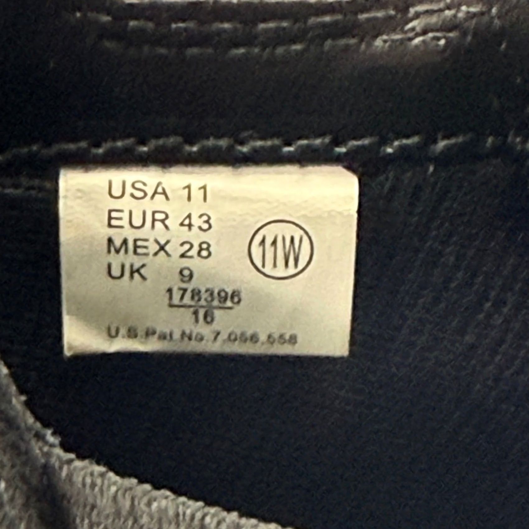 Vintage Dexflex Comfort Selma 11W Wedge Ankle Boots Black Fabric Zipper Wide Booties Size US 12 / IT 42 - 4 Thumbnail