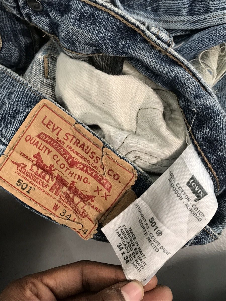 Designer × Levi's × Vintage Vintage Levi’s distressed rework flared denim Size US 36 / EU 52 - 8 Thumbnail