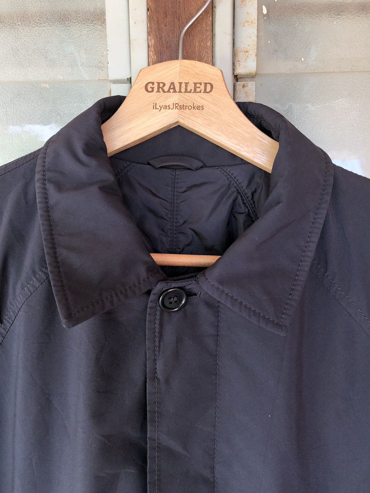 Prada Tg. 44 Prada Opti Nylon Puffer Trench Coat Jacket Size US S / EU 44-46 / 1 - 23 Thumbnail