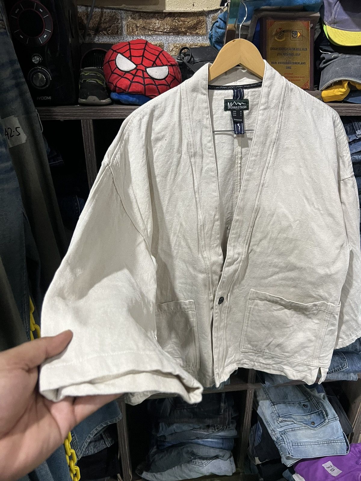 Manastash 🔥Rare Manastash Front Back Pocket Hemp Oversirts Size US L / EU 52-54 / 3 - 9 Thumbnail