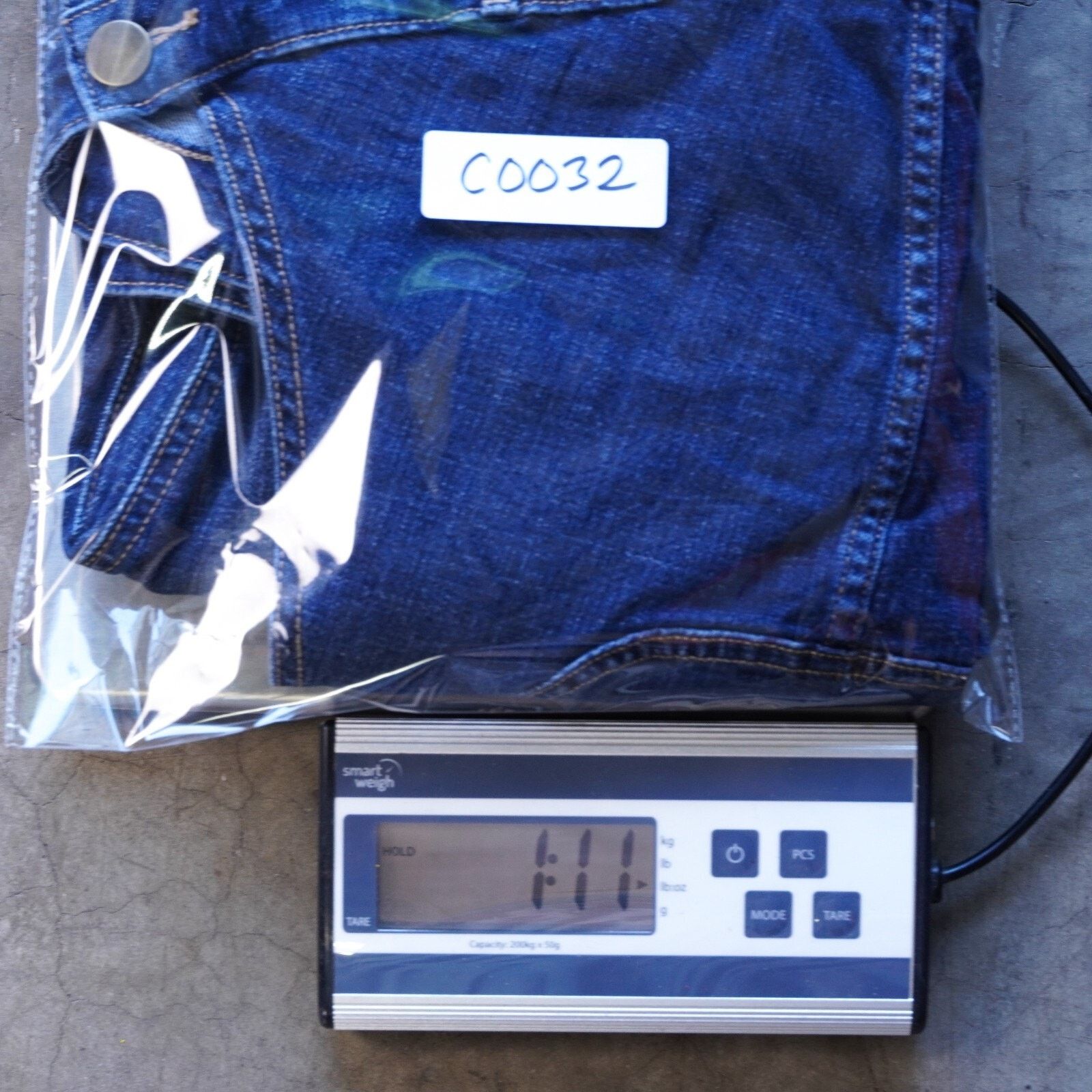Other A:glow Maternity Denim Overall Jeans Straight Wide Pants XL Size 42" / US 20 - 12 Thumbnail