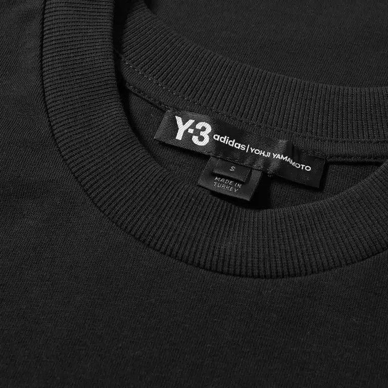 Yohji Yamamoto Y-3 & Adidas Logo Embossed Black T-Shirts Size US L / EU 52-54 / 3 - 6 Thumbnail