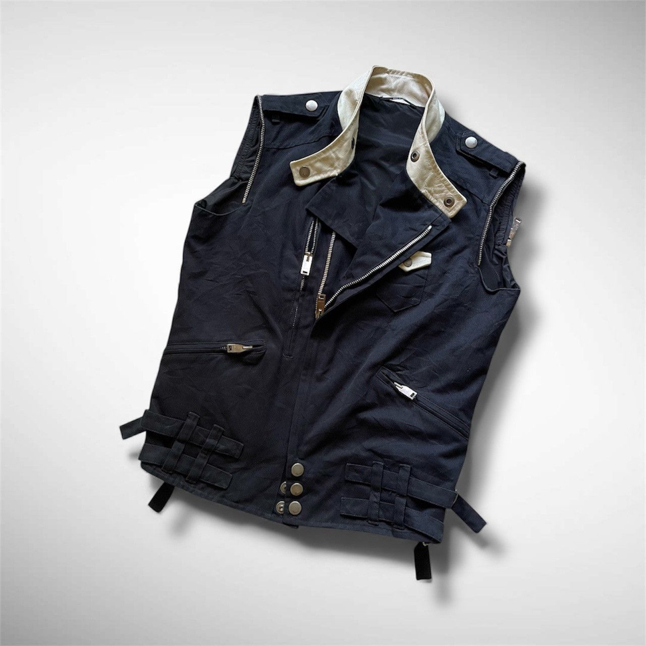 Gucci 🔥 A/W 2007 GUCCI BY TOM FORD TRIM LEATHER RACER JACKET Size US M / EU 48-50 / 2 - 11 Thumbnail