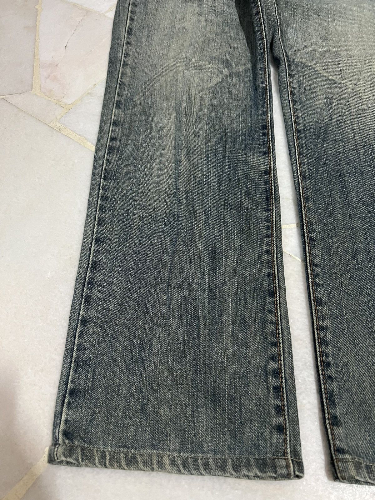Edwin × If Six Was Nine × Japanese Brand 💥RARE💥Vintage Edwin Faded Blue Jean Japan Size US 31 - 4 Thumbnail