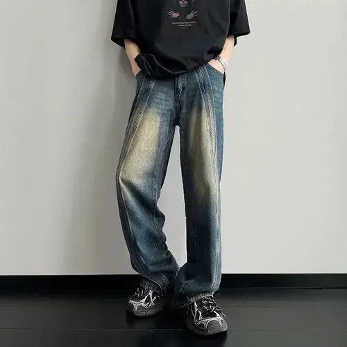 Japanese Brand × Jean Wide Leg Jeans Baggy Y2k Washed Size US 30 / EU 46 - 3 Thumbnail