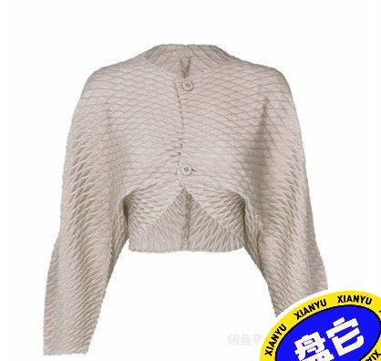 Issey Miyake Issey Miyake Big fish-scale coat Size M / US 6-8 / IT 42-44 - 1 Thumbnail