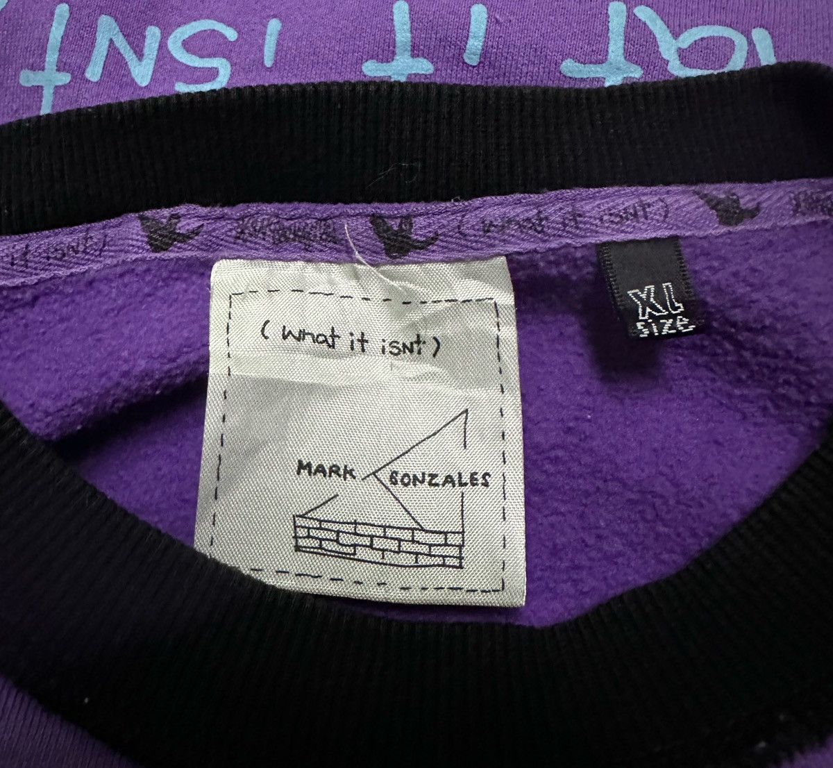 Welcome Skateboards Mark Gonzales sweatshirt Size US XL / EU 56 / 4 - 6 Thumbnail