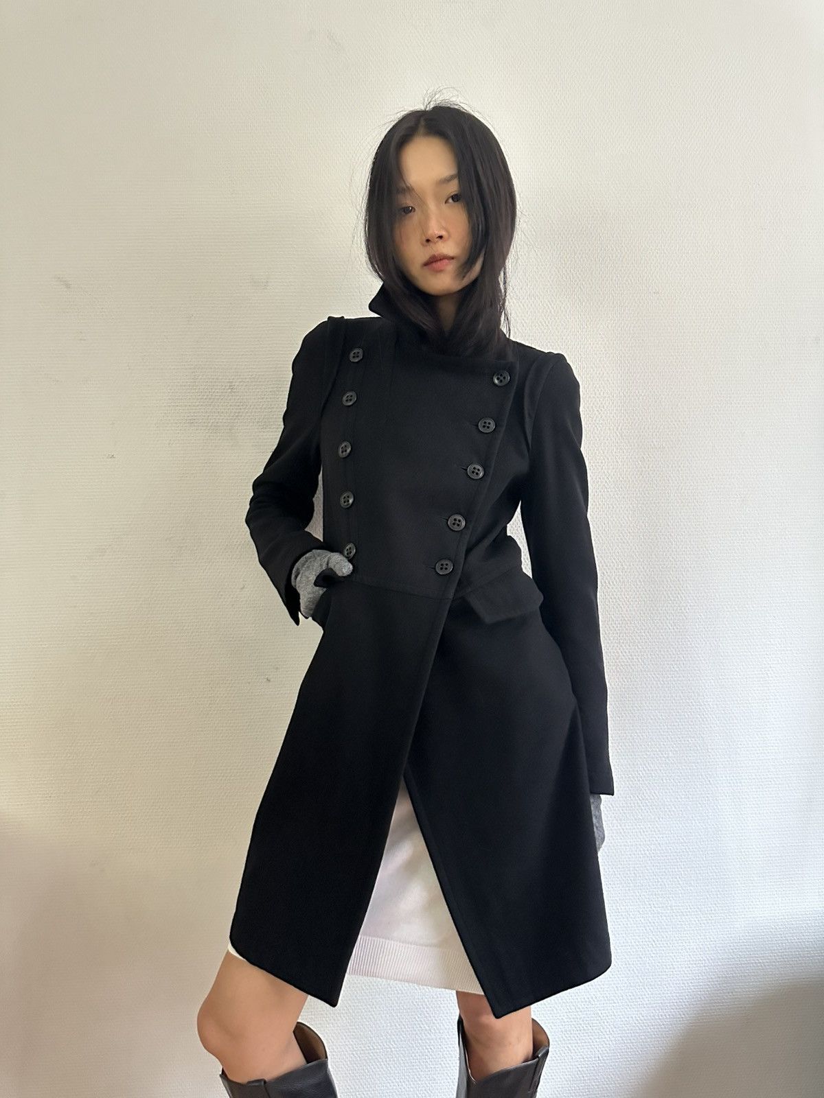 Ann Demeulemeester Ann demeulemeester wool napoleon coat Size M / US 6-8 / IT 42-44 - 12 Thumbnail