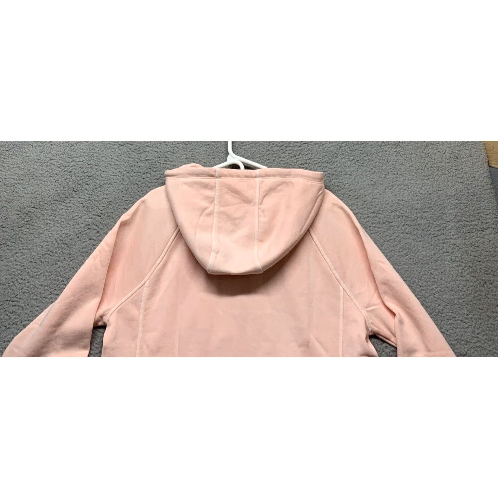Vintage New All In Motion Women's XL Fleece Jacket Hooded Full Zip 2-Pockets Peachy Pink Size XL / US 12-14 / IT 48-50 - 7 Thumbnail