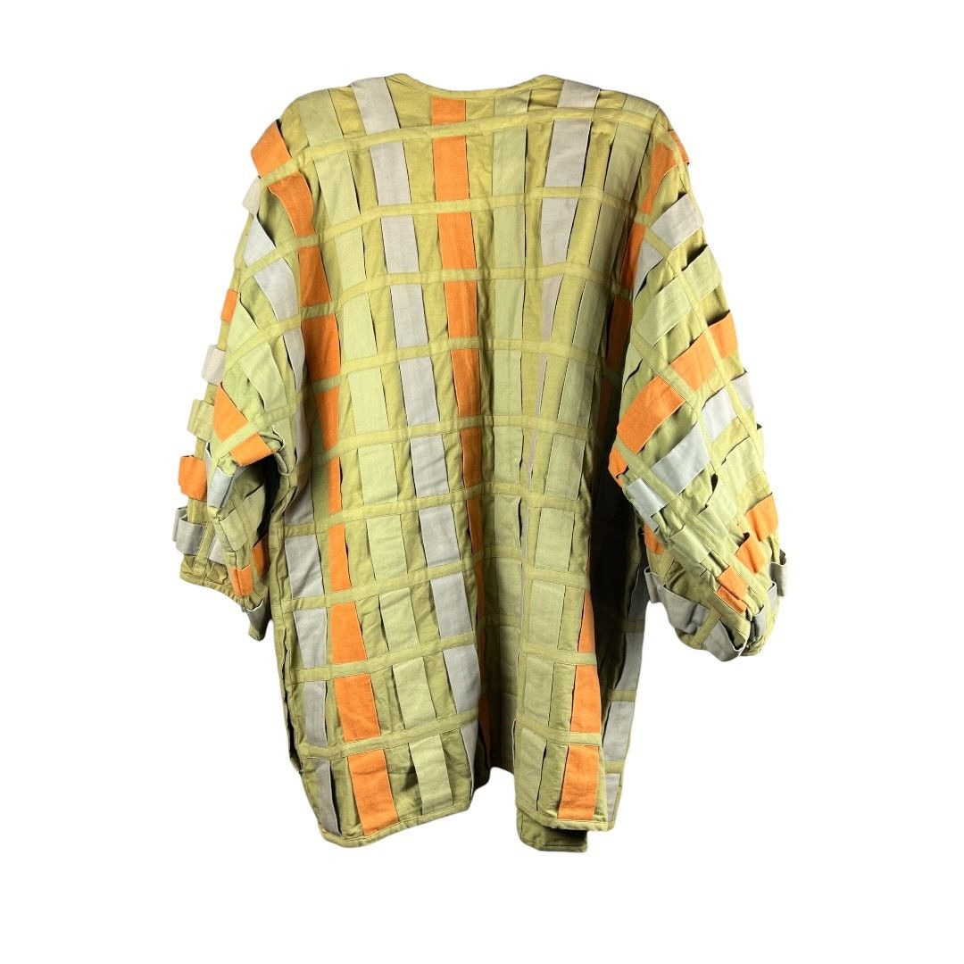 Vintage Vintage Frivole Nicole Roberts Patchwork Open Front Jacket Size ONE SIZE - 10 Thumbnail