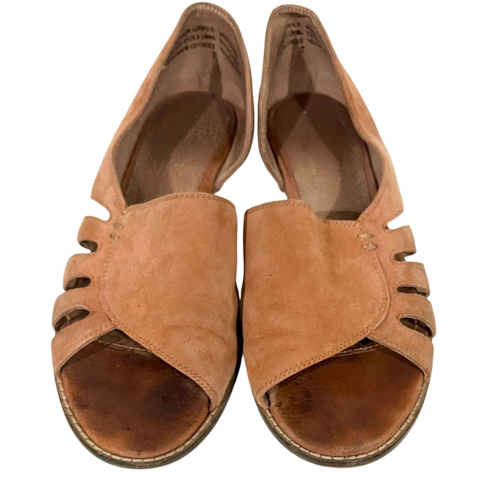 Seychelles Seychelles Radiant Flats Suede Sandals Slip On Women’s Sz 7 Pink Terracotta/Coral Sandals Flats Size US 7 / IT 37 - 2 Thumbnail