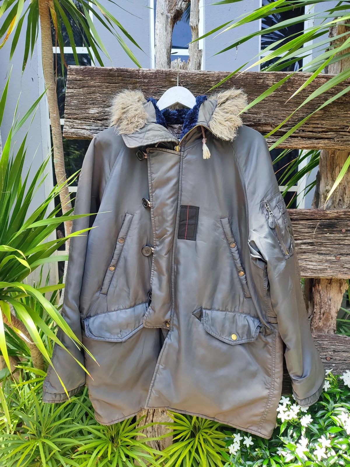 Avirex × Vintage Vintage AVIREX M-51 Fishtail Parka – Faux Fur Collar Size US M / EU 48-50 / 2 - 2 Thumbnail