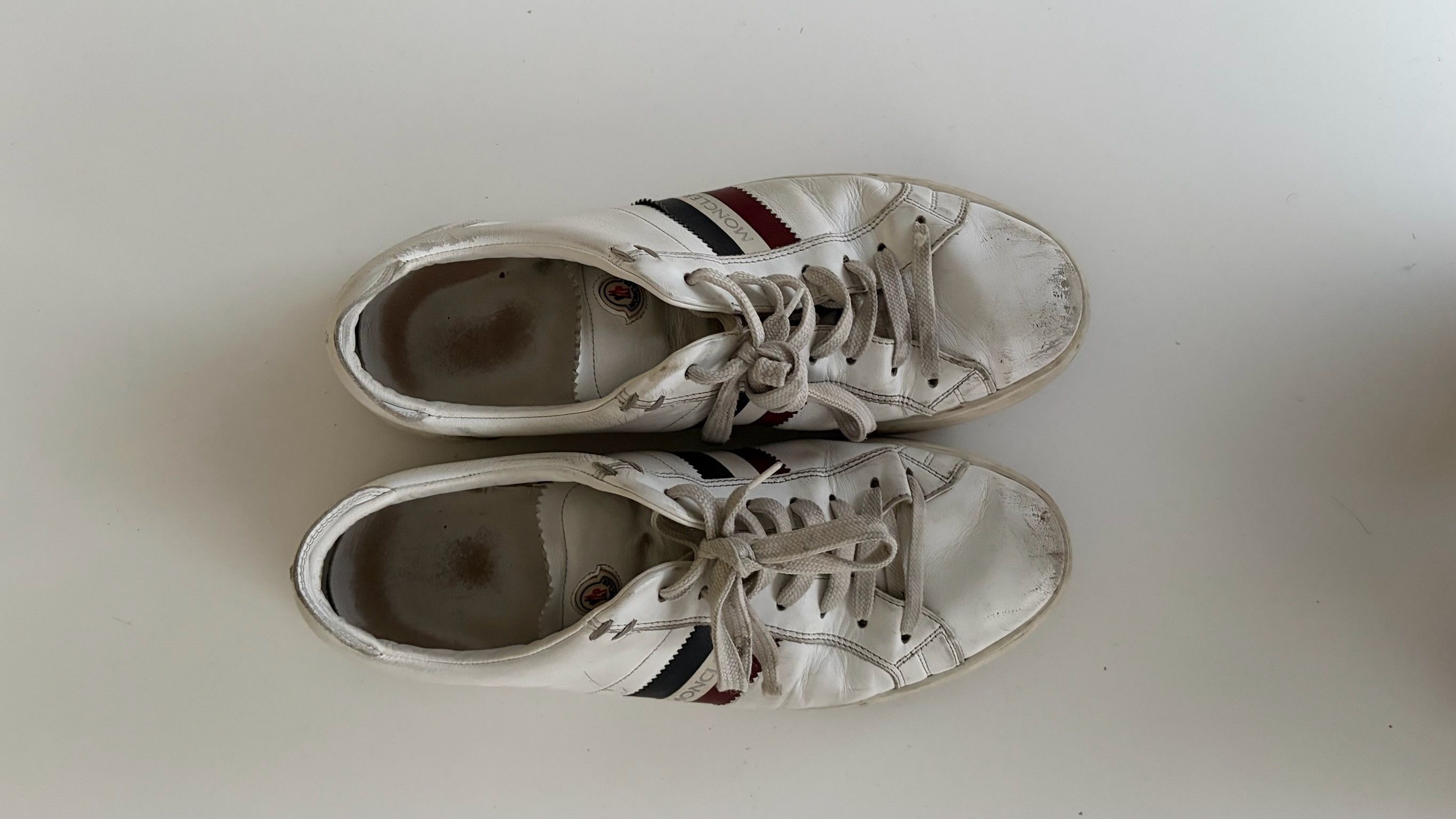 Moncler Moncler Distressed Sneakers Size US 10 / EU 43 - 1 Thumbnail