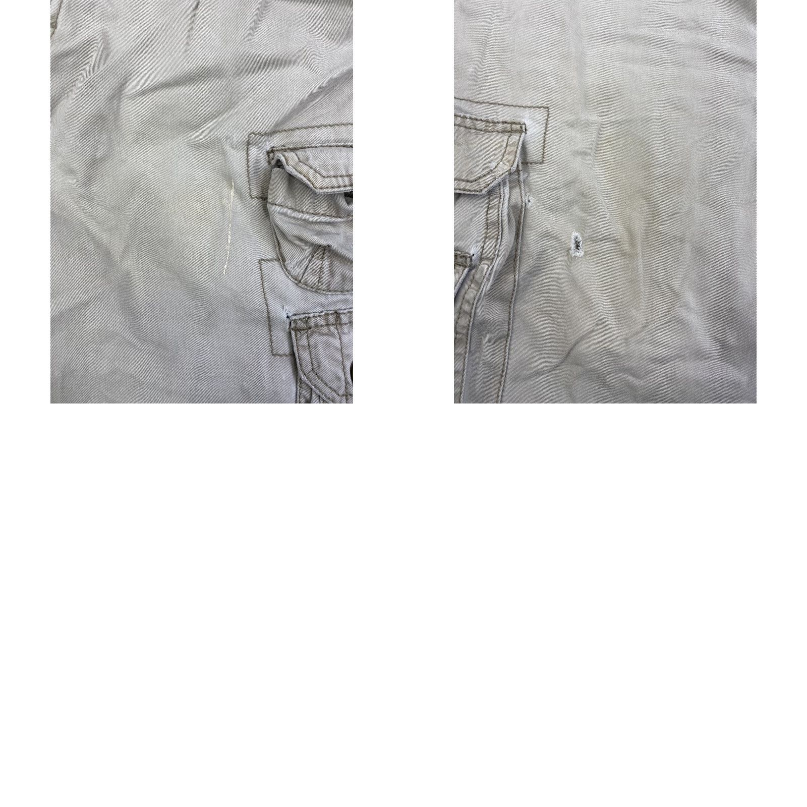 Lee Lee Cargo Shorts Beige 34 Men Regular Cotton Pockets Outdoor Casual Waist 34/34 Mens Size US 34 / EU 50 - 8 Thumbnail
