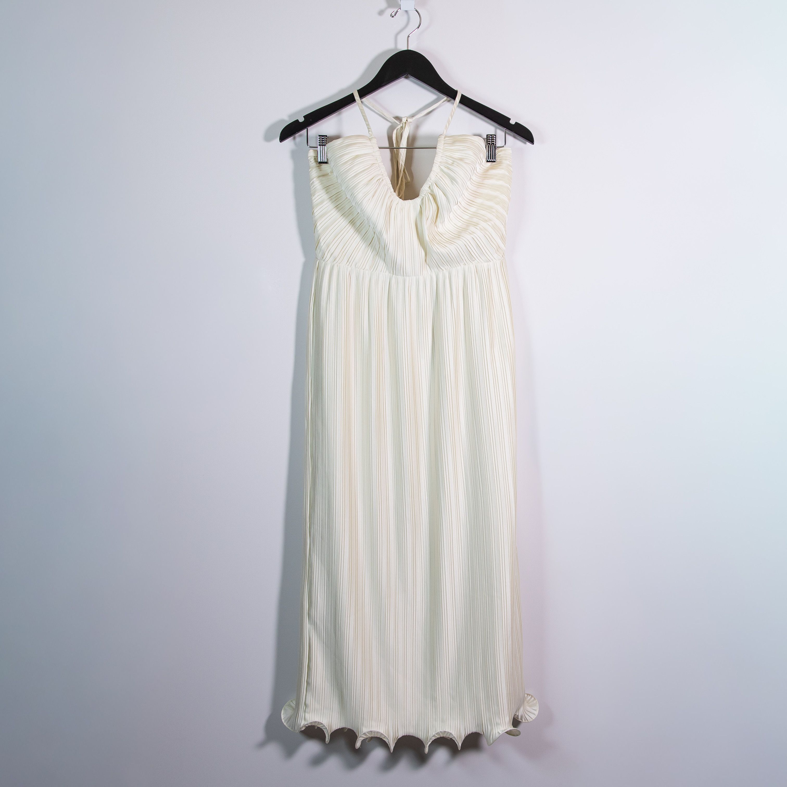 Lovers and Friends Lovers And Friends Benni Satin Pleated Halter Size M / US 6-8 / IT 42-44 - 1 Thumbnail