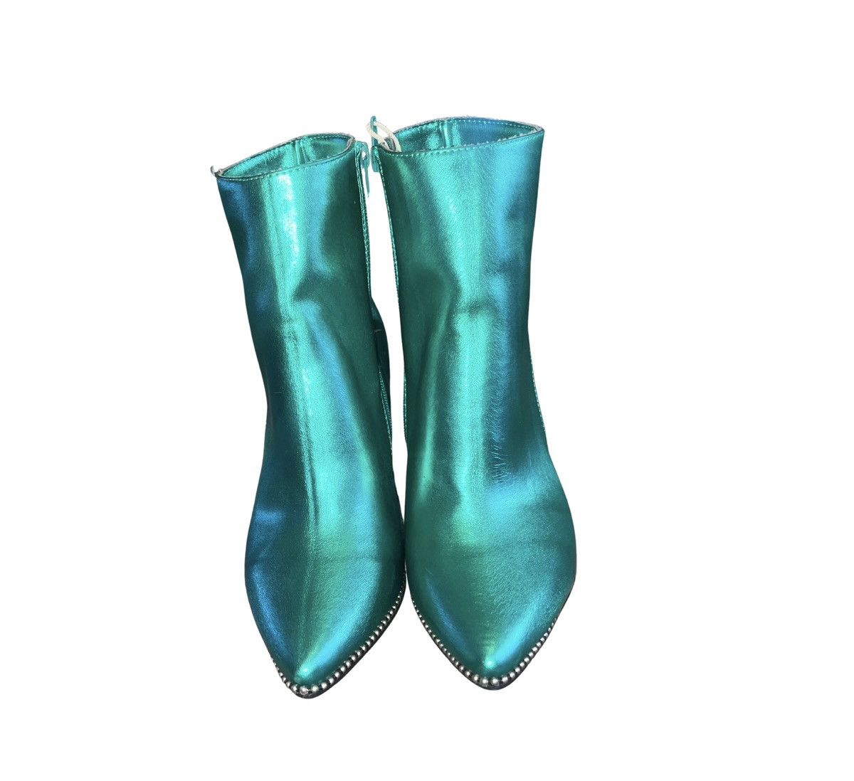 Other Handmade metallic turquoise boots Size US 9 / IT 39 - 2 Thumbnail