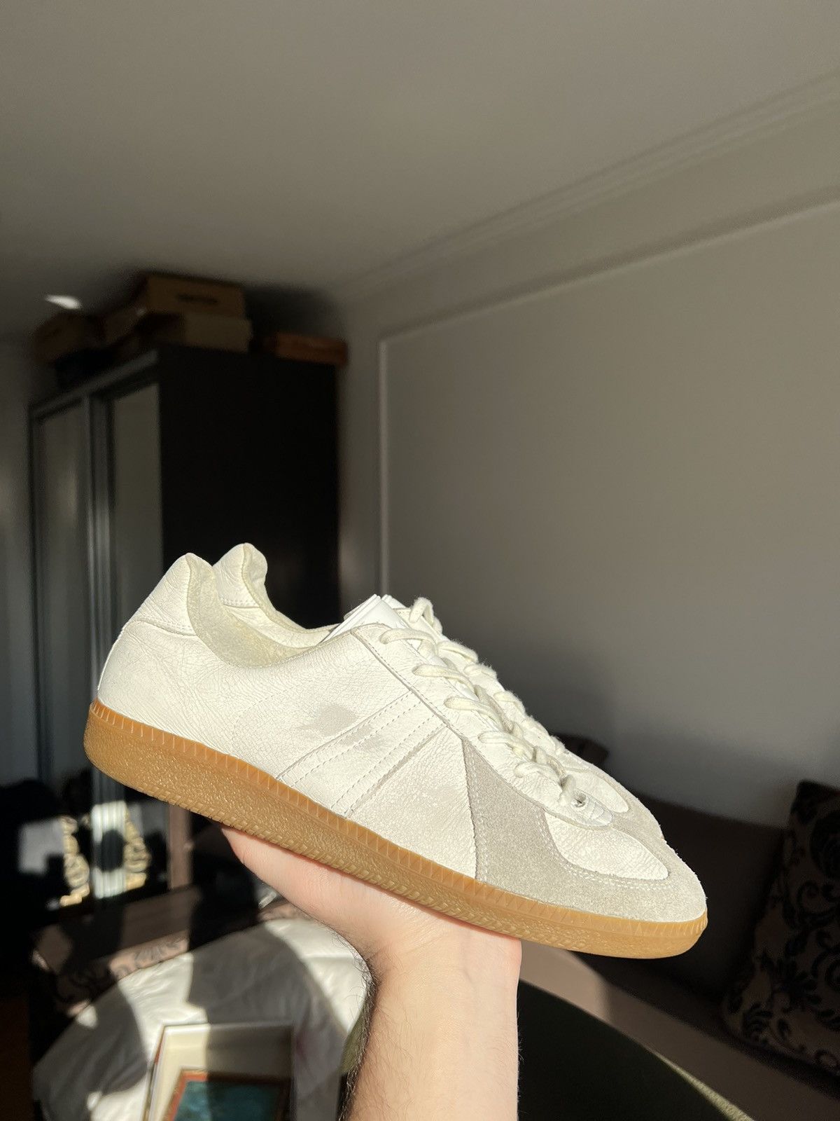 Vintage DISTRESSED VINTAGE BW SPORT GATS LEATHER SNEAKERS Size US 8 / EU 41 - 2 Thumbnail