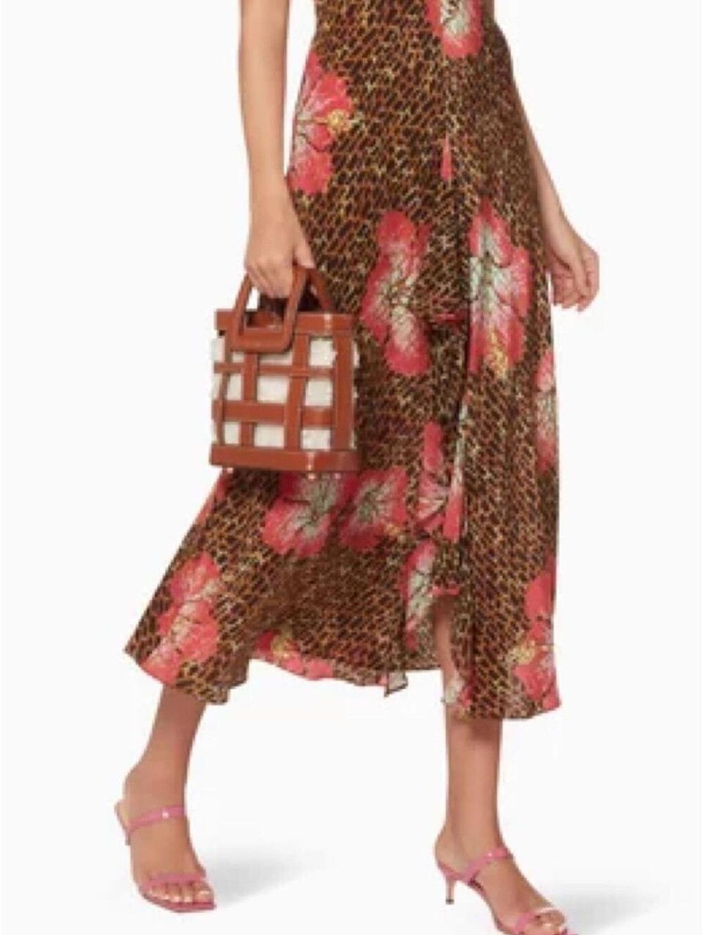 Staud STAUD Brown Mini Plaid Shirley Bag — Retail $500 Size ONE SIZE - 6 Thumbnail