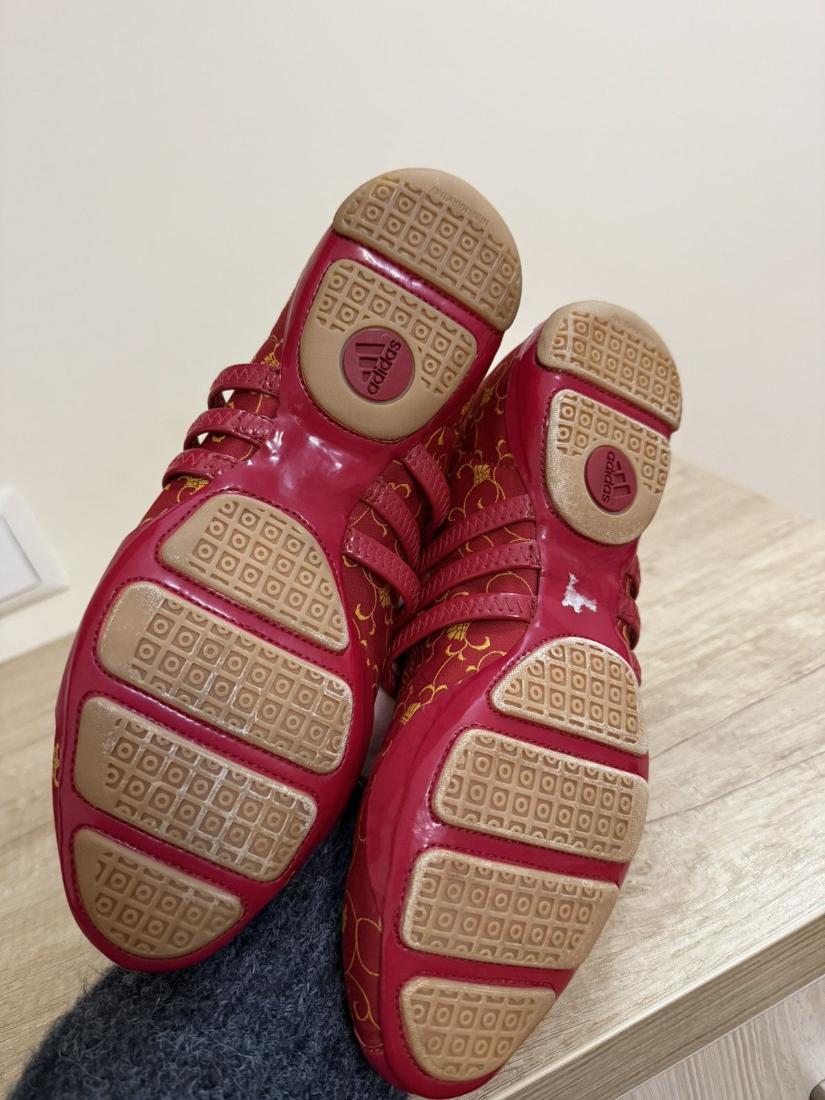 Adidas Adidas Y2K Red & Gold Mary Jane Sneakers – Archive Sample Size US 7 / IT 37 - 6 Thumbnail