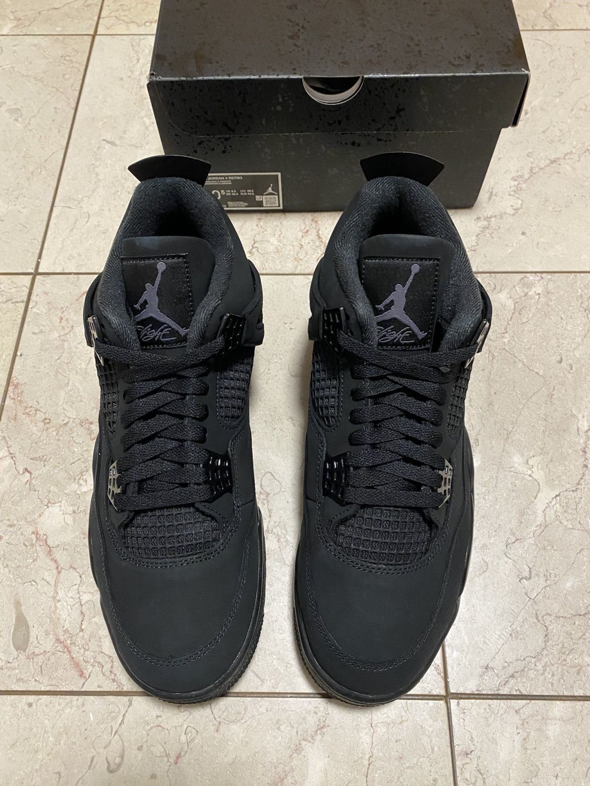 Jordan Brand Jordan 4 Retro Black Cat (2025) Sz 10.5 US Men Size US 10.5 / EU 43-44 - 5 Thumbnail