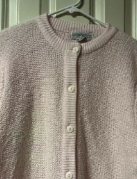 Vintage Beautiful Vintage women’s Pink Cardigan sweater Large Size L / US 10 / IT 46 - 2 Thumbnail