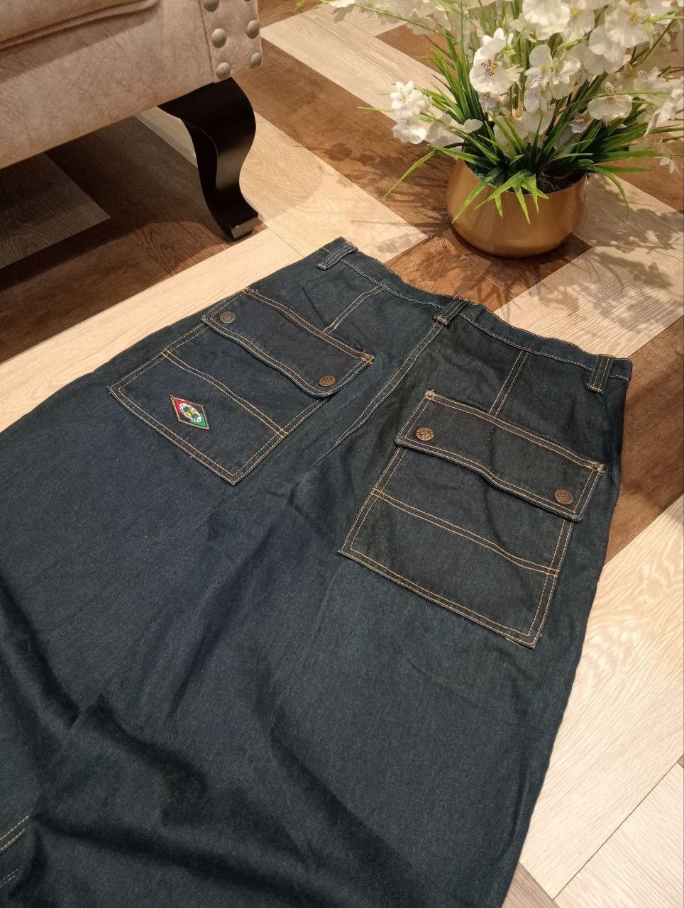 Cross Colours VINTAGE CROSS COLOURS BAGGY WIDE LEG DENIM PANTS Size US 32 / EU 48 - 9 Thumbnail