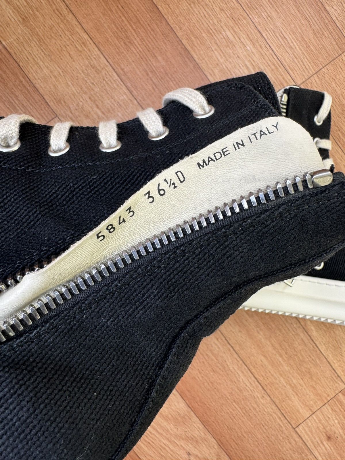 Rick Owens Drkshdw 🔥🥹 Rick owens drkshdw Ramones Size US 6.5 / IT 36.5 - 13 Thumbnail