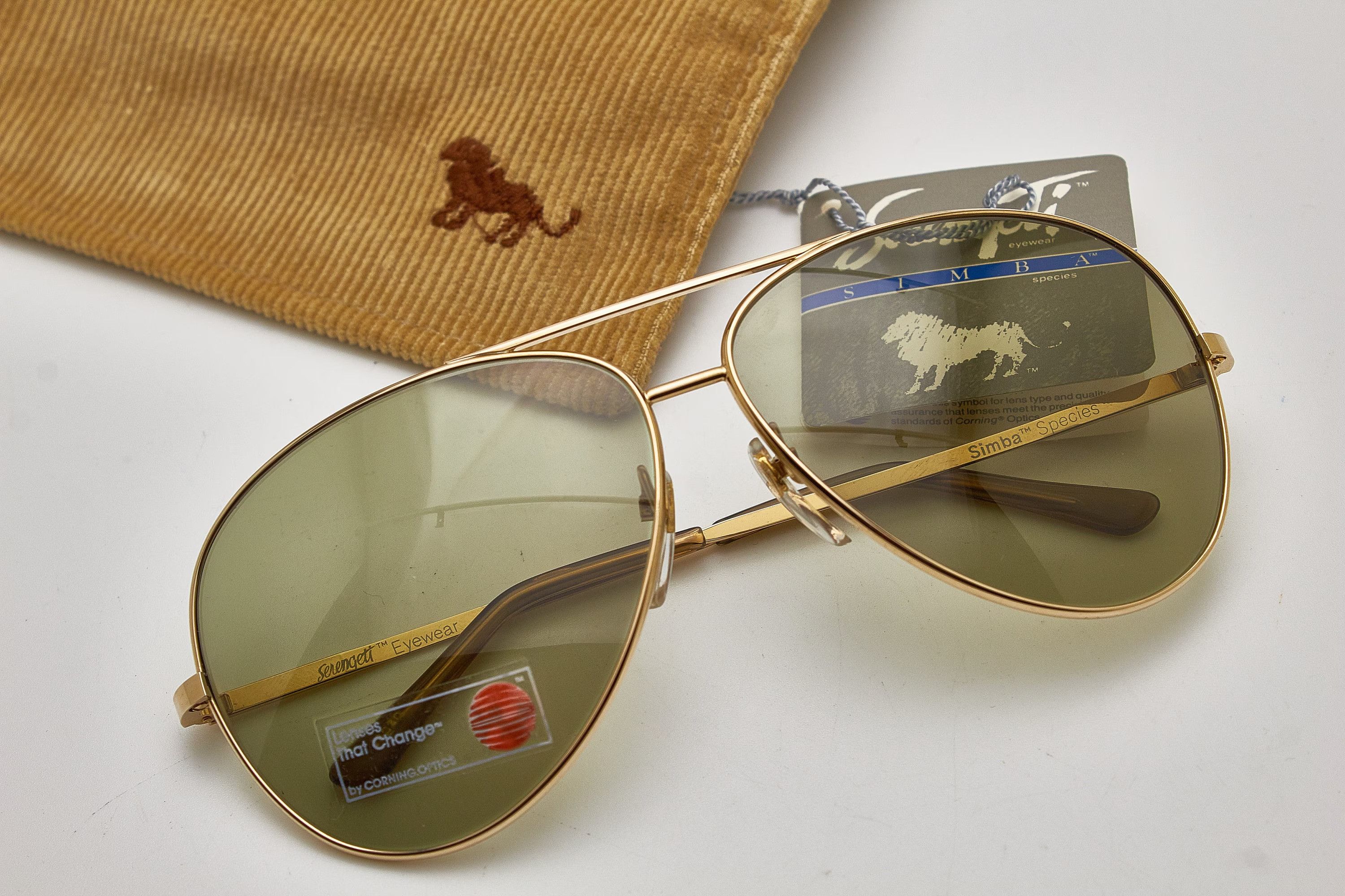 Serengeti SERENGETI quiet luxury 80s oversized gold thin metal specs Size ONE SIZE - 1 Thumbnail