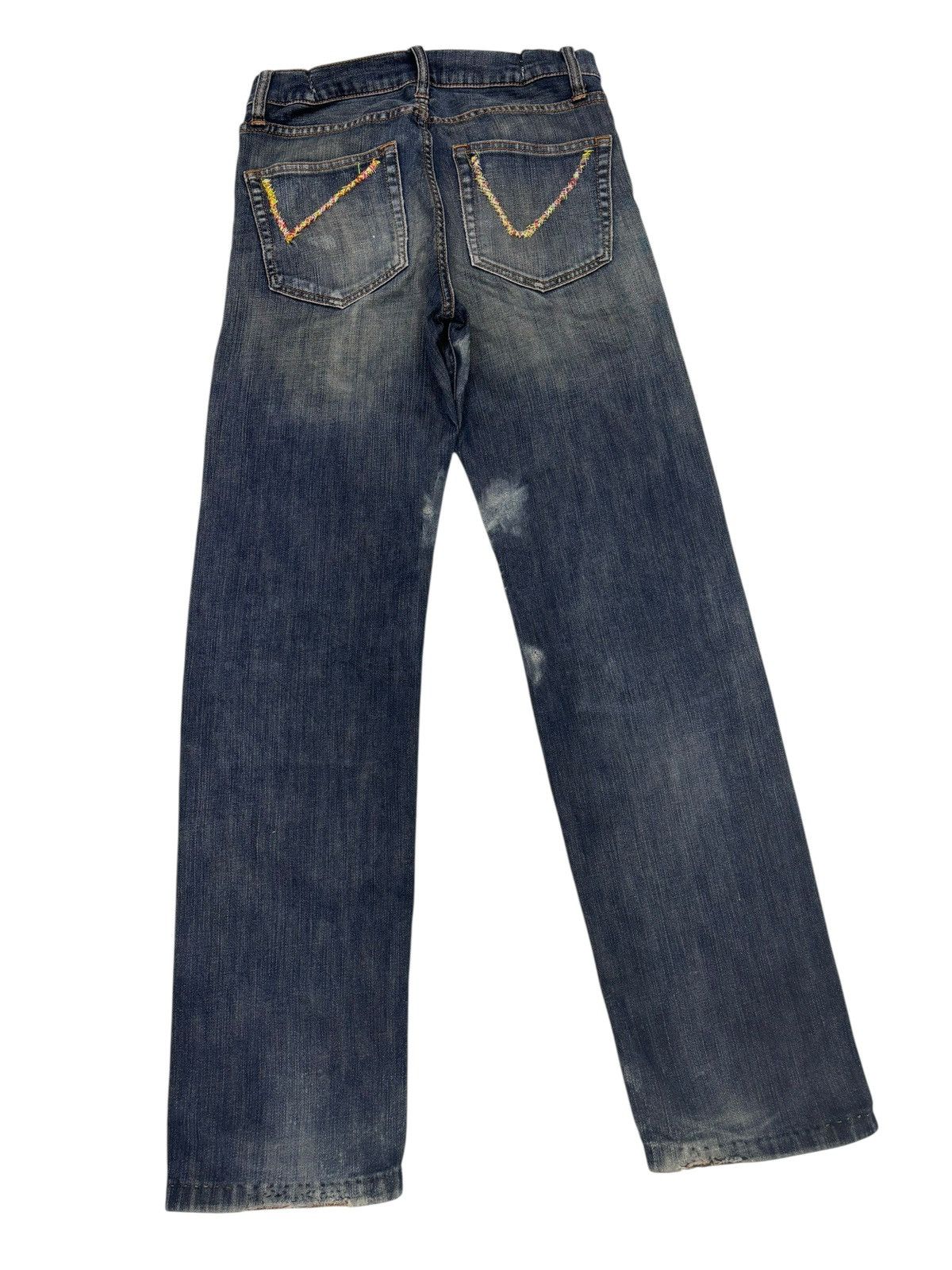 Kapital Vintage Japanese Boro Sashiko Destroyed Denim Jeans Size US 28 / EU 44 - 6 Thumbnail