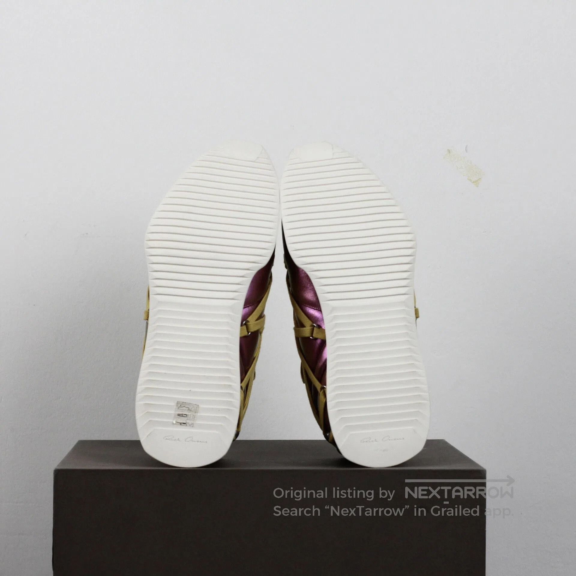 Rick Owens rick owens runner laser strap sneakers. Size US 9.5 / EU 42-43 - 7 Thumbnail