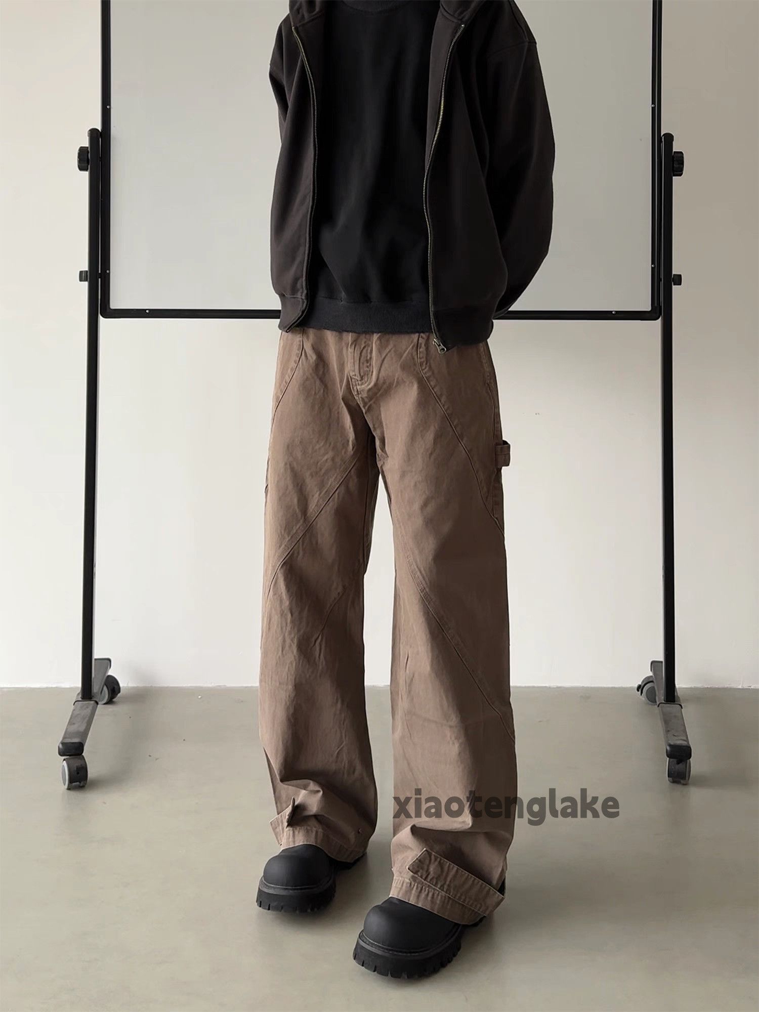 Designer × Japanese Brand × Vintage utility skate hiphop loose outdoor patchwork cargo pants Size US 30 / EU 46 - 6 Thumbnail