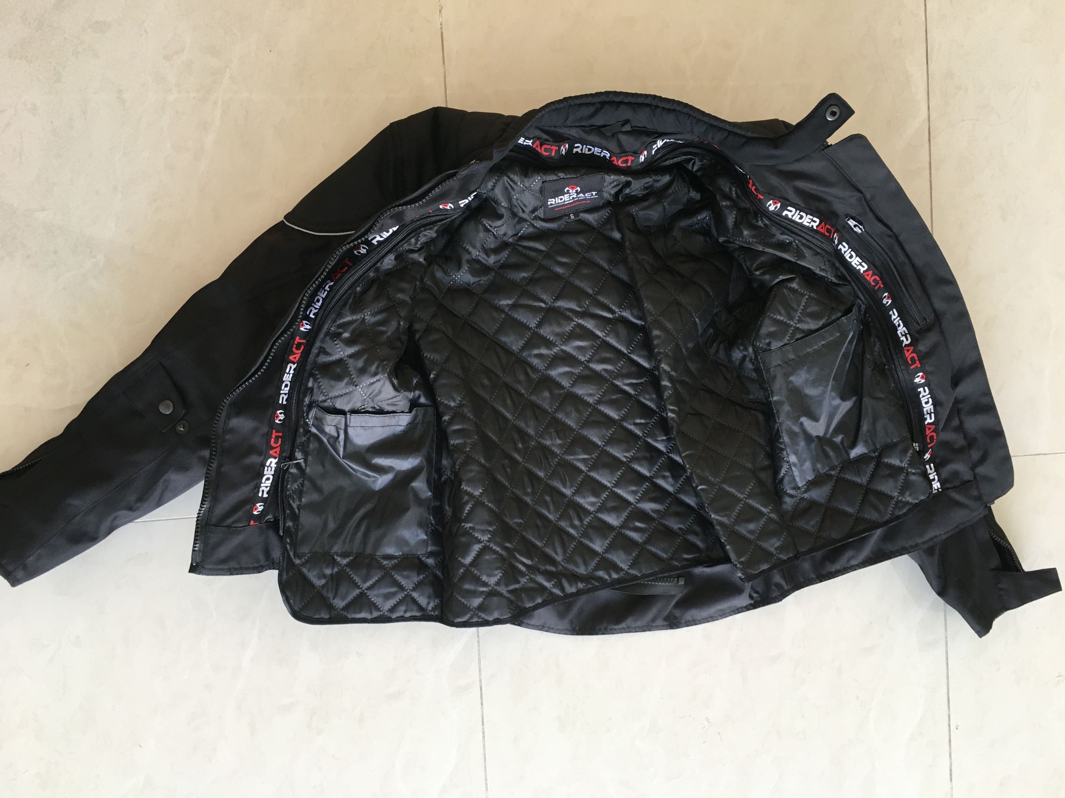 Other Waterproof Motorcycle Jacket Cardura Classic Black Size US M / EU 48-50 / 2 - 12 Thumbnail